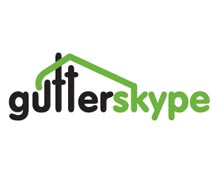 nottingham gutterskype logo design