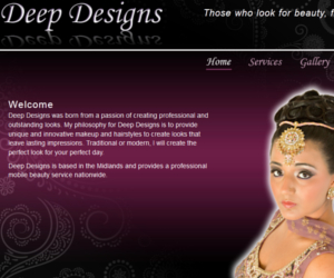 deep designs nottingham website